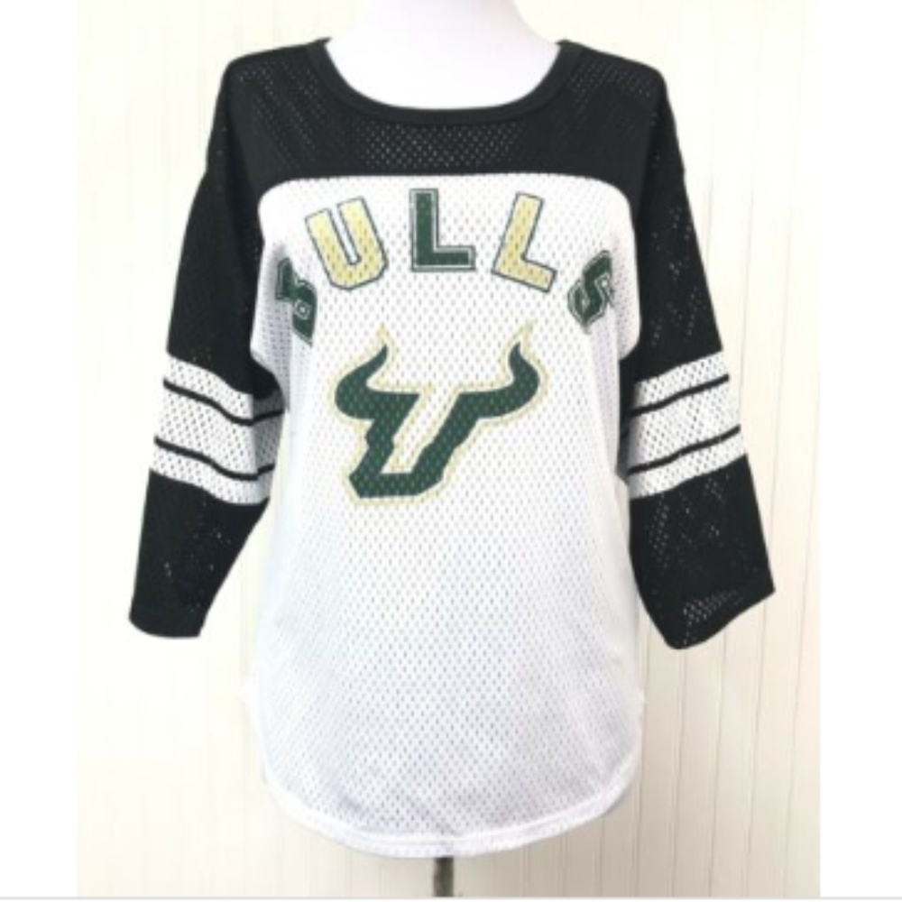 USF Bulls Jersey Top 3/4 Sleeves Women's Small